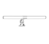 BRILONER - Luz de espejo LED baño 2 en 1 montaje, IP44, 4000K blanco neutro, lámpara de baño, iluminación de armario, lámpara de espejo, lámpara de baño, iluminación de espejo, 55 cm, cromo