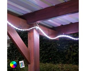 Briloner Ora tira LED RGB para exteriores incluido FB, 500 cm