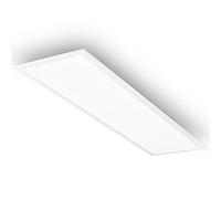 BRILONER - Panel LED con luz blanca neutra, IP44 a prueba de salpicaduras, panel techo, superficie cocina, paneles LED, cocina, 100 x 25 x 6 cm, blanco