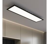 Briloner Panel LED Piatto CCT control remoto 100x25 negro