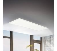 Briloner Panel LED Simple 100 x 25 cm, blanco, ultraplano, IP44, 4000 K EC:EPREL:2423915