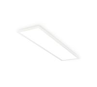 Briloner Panel LED Simple A, blanco, 100 x 25 cm, metal, 4000 K True