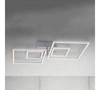Briloner Plafón Frames, 2 cuadrados pequeños/2 grandes