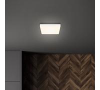 Briloner Plafón LED Flame, 21,2 x 21,2 cm, blanco