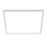 BRILONER - Plafón LED, Panel LED Ultra Plano, Efecto Retroiluminación, Luz Blanca Neutra, 18W, 2400 Lúm, Plafon LED Techo, Luces LED Habitacion, Cuadrado, Luces LED Cocina, Luz, 29x29cm, Blanco