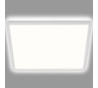 Briloner Plafón LED Slim, angular 29,3 x 29,3 cm True
