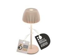 BRILONER - Riffle Nano LED Lámpara de mesa inalámbrica IP44 con borde de luz, 6 x 15,5 cm, regulador táctil, batería intercambiable, lámpara de noche, lámpara LED, lámpara con batería, ganador del