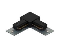 BRILONER - Sistema de raíles Conector angular de raíles, accesorio, pieza de prolongación, 86 mm, negro