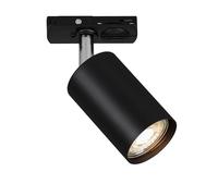 BRILONER - Sistema de raíles proyector Sistema de raíles proyector, orientable, giratorio, combinable, accesorio, tracklight, proyector, GU10, proyector de techo, 138x38x55 mm (LxAxP), negro