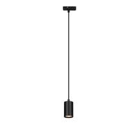 BRILONER - Sistema de rieles de luz colgante, combinable, accesorios, tracklight, luz colgante, GU10, lámpara de techo, lámpara de techo, 1410x82x55mm (LxAxP), negro