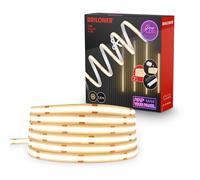 BRILONER - Tira LED COB Pimp Your Panel kit extensión, 3000 K luz blanco cálido, recortable, autoadhesiva, accesorio para paneles acústicos, tiras LED pared, iluminación ambiente, 2,6 m