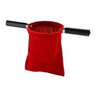 Brilucky Bolsas de diezmo con asas de madera, cestas de oferta para iglesia con asas para iglesias, suministros de comunión, cestas de colección para ofrendas de iglesia, accesorios