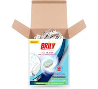 BRILY by Naramaki - Pastillas de detergente para lavavajillas 60 TABS ALL IN ONE - Abrillantador desengrasante - 60 Cápsulas limón - Acción desincrustante