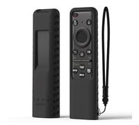 BRIMFORD Funda para Mando de Samsung Smart TV TM2560E TM2360F TM2360E BN59-01432A 01439A 01432D Serie, para Samsung Neo QLED OLED TV 2025 2024 2023 SolarCell Remote Case (Negro)