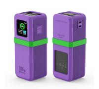 BRIMFORD Funda protectora de silicona para UGREEN Nexode Power Bank 20000 mAh 165 W, carga rápida, batería externa para viajes, funda para banco de energía, soporte para cables, antigolpes