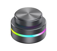 BRIMFORD Teclado Programable con Panel Macro - 3 Modos de Conexión (Bluetooth/2.4G/USB-C) - Ideal para Gaming, Photoshop y Streaming - Rueda Doble Personalizable con Retroiluminación RGB - Compatible