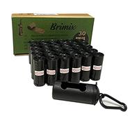 Brimix 450 Bolsas Para Excrementos De Perro Con Dispensador Portabolsas - 30 Rollos X 15 Bolsas
