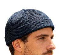 Brimless Cap, Mesh Skullcap Hat, Adjustable Summer Beanie 21 Inch Size, Men Grandfather Senior Bald Head Outdoor Sports Running Daily Use, Lightweight Headgear, Breathable Comfort Sun Protection Wear