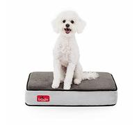 Brindle Cama Impermeable de Espuma viscoelástica para Mascotas, Funda extraíble y Lavable, Cama ortopédica de 4 Pulgadas para Perros y Gatos, se Adapta a la mayoría de Cajas