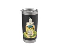 BRINE JAR CALM Fermentación Repollo Pepino Vaso térmico de acero inoxidable de doble pared