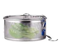 Brine Strainer - Stainless Steel Seasoning Basket Mesh | Large Soup Infuser For Spices And Herbs | Multi-Functional Brine Filter Xfor Cooking Broth Stews
