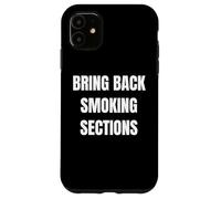 Bring Back Smoking Sections Funny 90's Kids Tees Retro Carcasa para iPhone 11