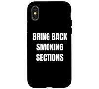 Bring Back Smoking Sections Funny 90's Kids Tees Retro Carcasa para iPhone X/XS