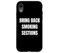 Bring Back Smoking Sections Funny 90's Kids Tees Retro Carcasa para iPhone XR