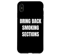 Bring Back Smoking Sections Funny 90's Kids Tees Retro Carcasa para iPhone XS MAX