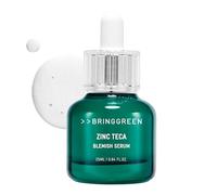 BRING GREEN Zinc Teca Trouble Serum | Suero suave para el acné, efecto calmante para la piel envejecida, mejora la piel en 3 días