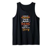 Bring Me Coffee Take Me Hiking and Dime I'm Sexy Camping Camiseta sin Mangas