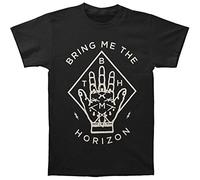 Bring Me The Horizon Diamond Hand Camiseta Manga Corta, Negro, M para Hombre