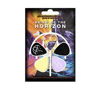 Bring Me The Horizon Juego de 5 púas de guitarra, acabado brillante, color negro, producto oficial