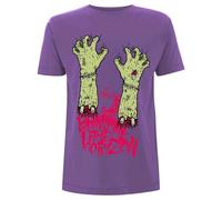 Bring Me The Horizon Zombie Army Hombre Camiseta Negro Regular, violeta, XL
