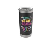 Bring On The Beads Loves Create Arts Jewelry Making Beads Vaso térmico de acero inoxidable de doble pared