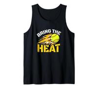 Bring The Heat - Jarra de Cuerda de Lanzamiento rápido para sóftbol Camiseta sin Mangas