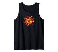 Bring The Heat Spicy Chili Pepper Flame Hot Food Lover Camiseta sin Mangas