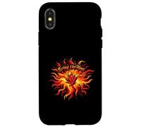Bring The Heat Spicy Chili Pepper Flame Hot Food Lover Carcasa para iPhone X/XS
