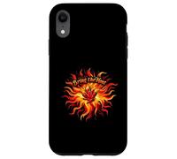 Bring The Heat Spicy Chili Pepper Flame Hot Food Lover Carcasa para iPhone XR