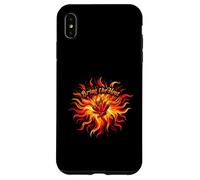 Bring The Heat Spicy Chili Pepper Flame Hot Food Lover Carcasa para iPhone XS MAX