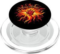 Bring The Heat Spicy Chili Pepper Flame Hot Food Lover PopSockets PopGrip para MagSafe