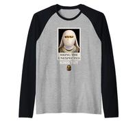 Bring The Unexpected Egyptian Pharaoh King Tut Face Graphic Camiseta Manga Raglan