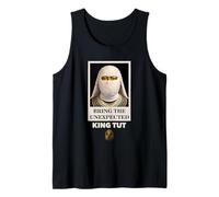 Bring The Unexpected Egyptian Pharaoh King Tut Face Graphic Camiseta sin Mangas