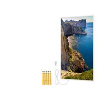 Bringer Imagen Calefacción por infrarrojos con marco - Calentador de imagen - 60 x 100 x 1,8 cm - Mallorca, España