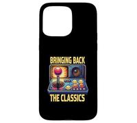 Bringing Back The Classics Retro Arcade Gamer Carcasa para iPhone 15 Pro MAX
