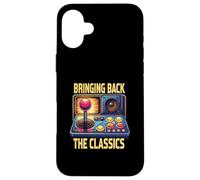 Bringing Back The Classics Retro Arcade Gamer Carcasa para iPhone 16 Plus