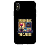 Bringing Back The Classics Retro Arcade Gamer Carcasa para iPhone X/XS