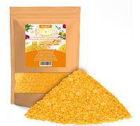 BringLuck2U 500KG Pellets de Cera de Abeja Amarilla - 100% Pura Pastillas de Cera de Abejas, Aptas para Cosmética Natural y Fabricación de Velas