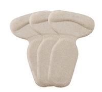 Bringsine Almohadillas de zapatos, tacones de talón de espalda forro zapato amortiguador de arranque. Bring-6090, Skin Heel grips(3pairs), 1