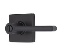 BRINKS - Manilla Palanca de Puerta Interior con Bloqueo de Privacidad Contemporánea, Negro Mate - Diseñado para Hogares Elegantes y Modernos y se Mezcla Perfectamente con Decoración Interior